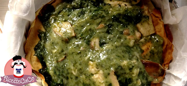 millefoglie crepes crespelle salate spinace funghi porcini silani sesamo girasole moulinex cuisine companion ricette cuco