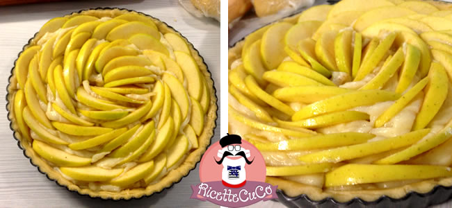 apple cake american torta di mele americana crema microonde monsier cuisine moncu moulinex cuisine companion ricette cuco bimby