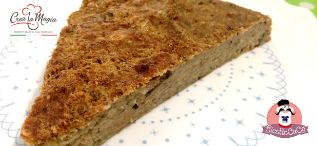 tortino melanzane pesto stampo crostata crea la magia monsieur cuisine moulinex cuisine companion ricette cuco bimby ricettecuco