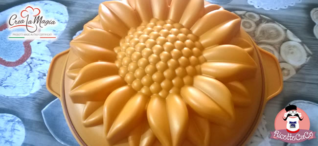 torta budino girasole maura pili stampo sunflower crea la magia monsieur cuisine moulinex cuisine companion ricette cuco bimby ricettecuco 2
