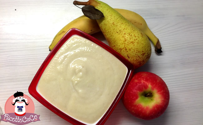 Yogurt e Frutta fresca merenda veloce e sana per bambini con il Cuisine Companion