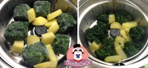 spinacine senza pollo con patate pure carote bambini bimbi svezzamento alimentazione piccoli monsieur cuisine moncu moulinex cuisine companion ricette cuco bimby