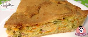torta salata ripiena primavera pasta brisè light senza burro stampo crostata crea la magia monsieur cuisine moulinex cuisine companion ricette cuco bimby ricettecuco