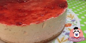 cheesecake alle fragole facilissima senza cottura senza colla di pesce senza gelatina monsieur cuisine moncu moulinex cuisine companion ricette cuco bimby kcook multi