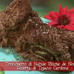 Tronchetto di Natale (Bûche de Noël) Tiziano Cardone ricette natalizie dolci monsieur cuisine moncu moulinex cuisine companion ricette cuco bimby kcook kenwood